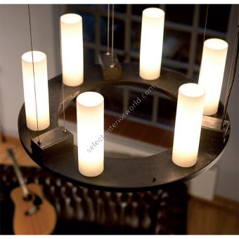 Robers / 6-lighter Suspension Lamp / HL 2557