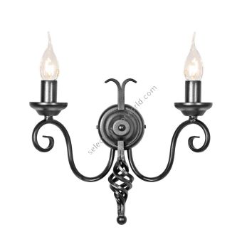 Elstead Lighting / Wall Lights / Harlech 2 Black
