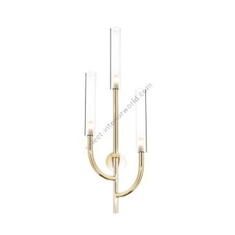 Modern 3-Light Wall Sconce in the form of candle by Il Paralume Marina