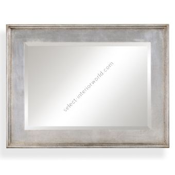 Jonathan Charles / Rectangular Silver Leaf Mirror / 494461-SIL