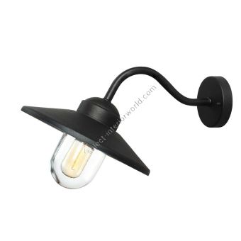 Elstead Lighting / Outdoor Wall Lights / Klampenborg Lantern Black