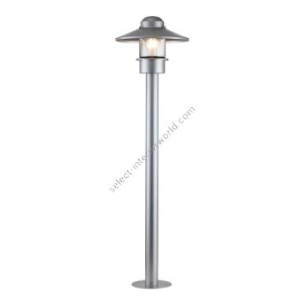 Elstead Lighting / Outdoor Bollard Lights / Klampenborg 1 Silver