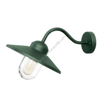 Elstead Lighting / Outdoor Wall Lights / Klampenborg Lantern Fir Green