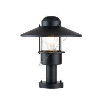 Elstead Lighting / Outdoor Pedestal Lights / Klampenborg 1 Black
