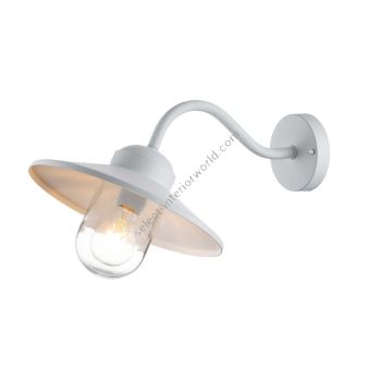 Elstead Lighting / Outdoor Wall Lights / Klampenborg  Lantern White
