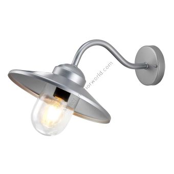 Elstead Lighting / Outdoor Wall Lights / Klampenborg Lantern Silver
