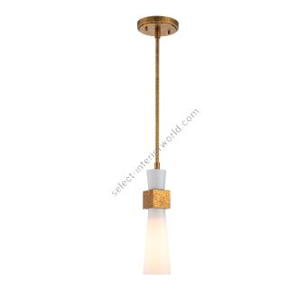 Elstead Lighting / Pendant Lights / Kristy 1 lt Mini Distressed Gold