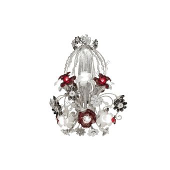 Mechini / Chandeliers / Coloured Bohemian Crystal & Murano Glass L-GIGLIO/16