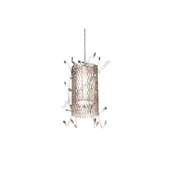 Mechini / Chandeliers / Clear Bohemian Crystal and Lamp Shades L-Grid/1