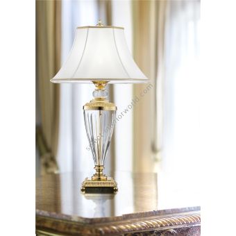 Italian Luxury Lighting / Table Lamps / Crystal And Brass LF1004