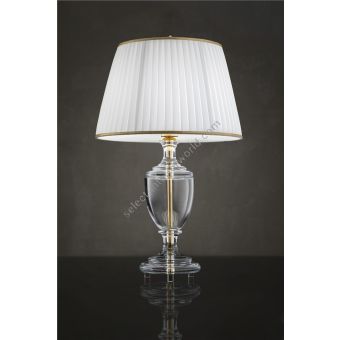 Italian Luxury Lighting / Table Lamps / Crystal With Lampshade LF1030