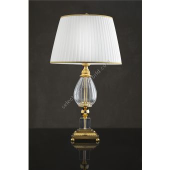 Italian Luxury Lighting / Table Lamps / Crystal And Brass LF2023