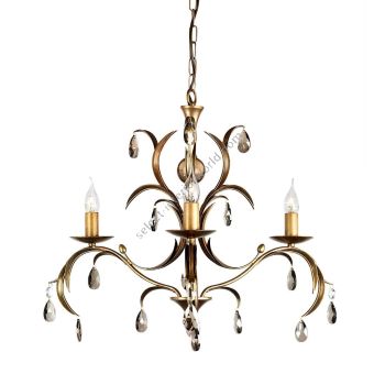 Elstead Lighting / Chandeliers / Lily 3 Bronze Patina