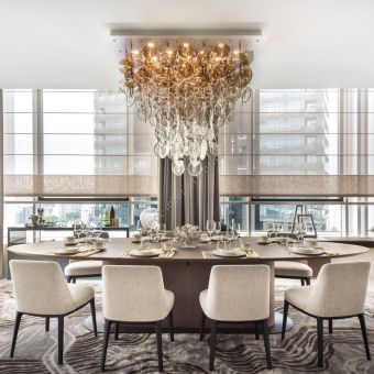 Glass & Glass Murano / Chandeliers / Tondi LNA 1902 Custom Project