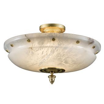 Mariner / Ceiling Lights / Casted Bronze & Alabaster 20207.0