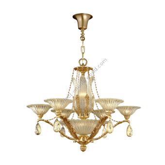 Mariner / Pendants & Suspension Lights / Casted Bronze & Venetian glass 19613.0