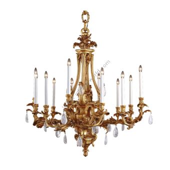 Mariner / Beautiful French Chandelier, Rococo Style / 19559 
