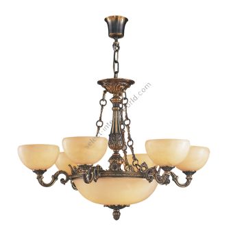 Mariner / Chandeliers / Casted Bronze & Alabaster 18845.0