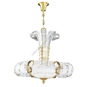 Mariner / Luxury Style Venetian Glass Chandelier / 19384