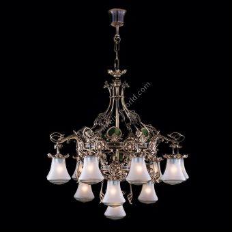 Mariner / Chandeliers / Casted Bronze & Venetian glass 20117.0