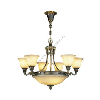 Mariner / Chandeliers / Casted Bronze & Alabaster 18696.0