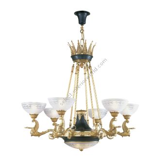 Mariner / Chandeliers / Casted Bronze & Venetian glass 18555.0