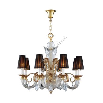 Mariner / Chandeliers / Casted Bronze & Venetian glass 19814.0
