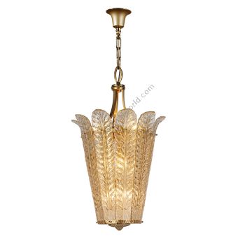 Mariner / Pendant Lamps / Casted bronze & Venetian glass 20275.0