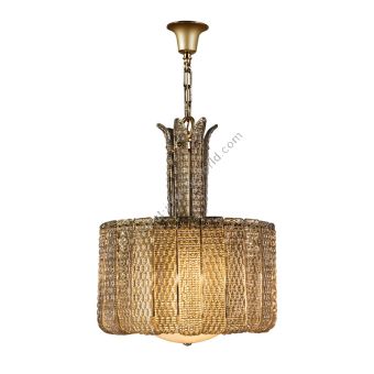 Mariner / Pendants & Suspension Lights / Casted Bronze & Venetian glass 20268.0