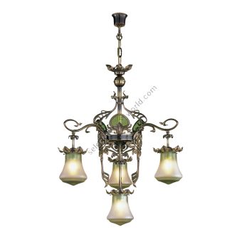 Mariner / Chandeliers / Casted Bronze & Venetian glass 18576.0