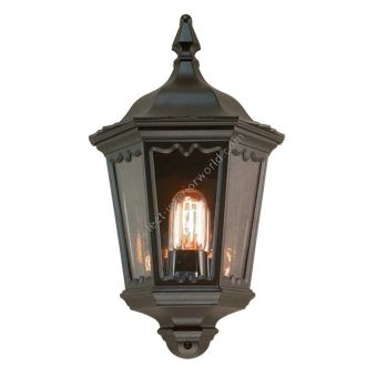 Elstead Lighting / Outdoor Wall Lights / Medstead Half Lantern Black