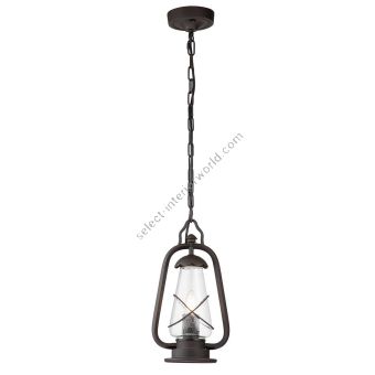 Elstead Lighting / Outdoor Pendant Lights / Miners 1 Chain Lantern Old Bronze