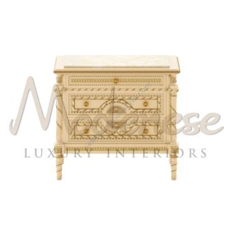 Modenese Luxury Interiors / Night Tables / Victorian 3-Drawers 14215