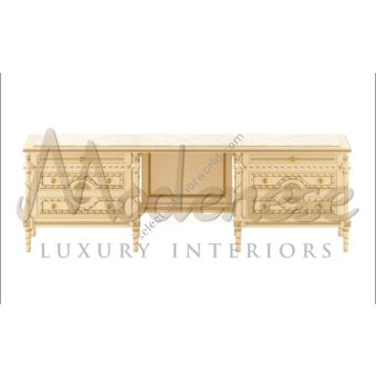 Modenese Luxury Interiors / Dressing Tables / Victorian 6-Drawers Toilette 14216