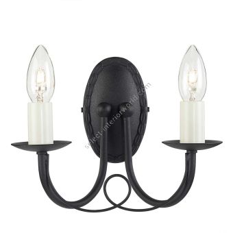 Elstead Lighting / Wall Lights / Minster 2 Black