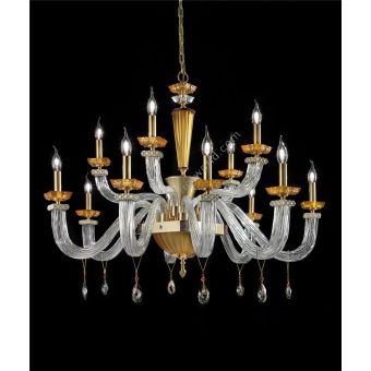 Euroluce Lampadari / Chandeliers / Museum L8+4+4 Amber