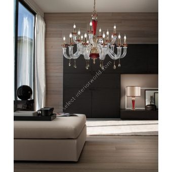 Euroluce Lampadari / Chandeliers / Museum L8+4+4 Ruby