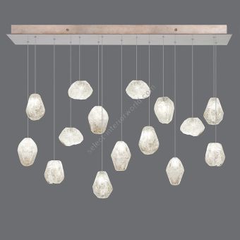 Fine Art Handcrafted Lighting / Pendant Lights / Natural Inspirations 48″ Rectangular 853740-13L 23L