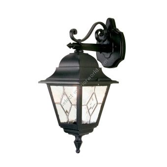 Elstead Lighting / Outdoor Wall Lights / Norfolk Down Lantern Black