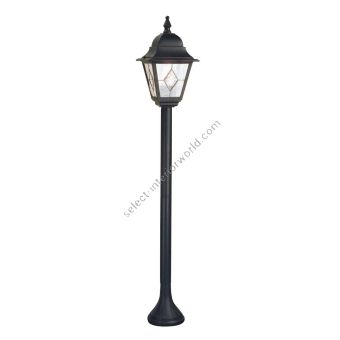 Elstead Lighting / Outdoor Post Lights / Norfolk Pillar Lantern Black
