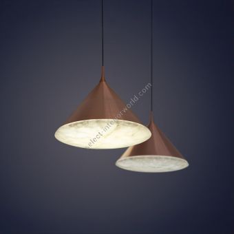 Manooi / Pendants & Suspension Lights / Onyx Origo Cone Onyx