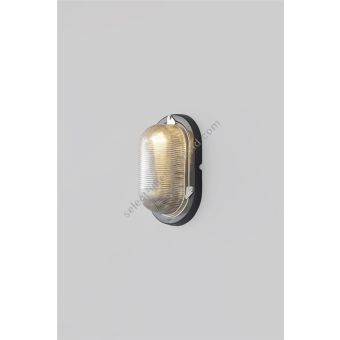 Original BTC / Wall Lights / Oval Aluminium Bulkhead 7001