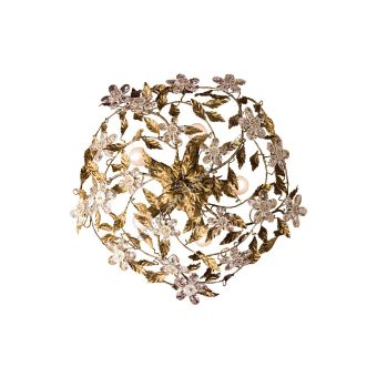 Mechini / Ceiling Lights / Wrought Iron with Clear Bohemian Crystal P300/5