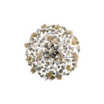 Mechini / Ceiling Lights / Wrought Iron with Murano Glass 7 Lights P326/7 Bis