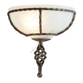 Elstead Lighting / Wall Lights / Pembroke Uplighter Black & Gold