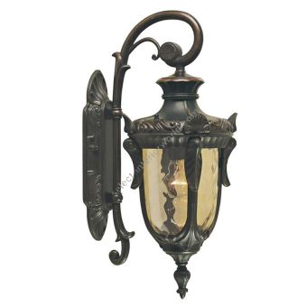Elstead Lighting / Outdoor Wall Lights / Philadelphia Small Down Old Bronze