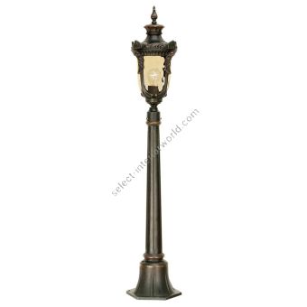 Elstead Lighting / Outdoor Post Lights / Philadelphia Medium Pillar Old Bronze