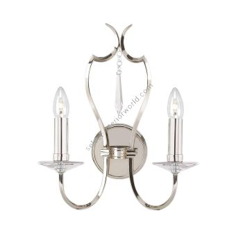 Elstead Lighting / Wall Lights / Pimlico 2 Polished Nickel