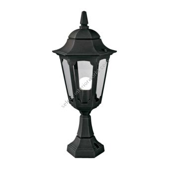Elstead Lighting / Outdoor Pedestal Lights / Parish 1 Lantern Black