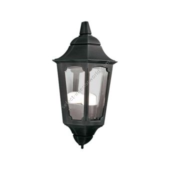 Elstead Lighting / Outdoor Wall Lights / Parish Half Lantern Black